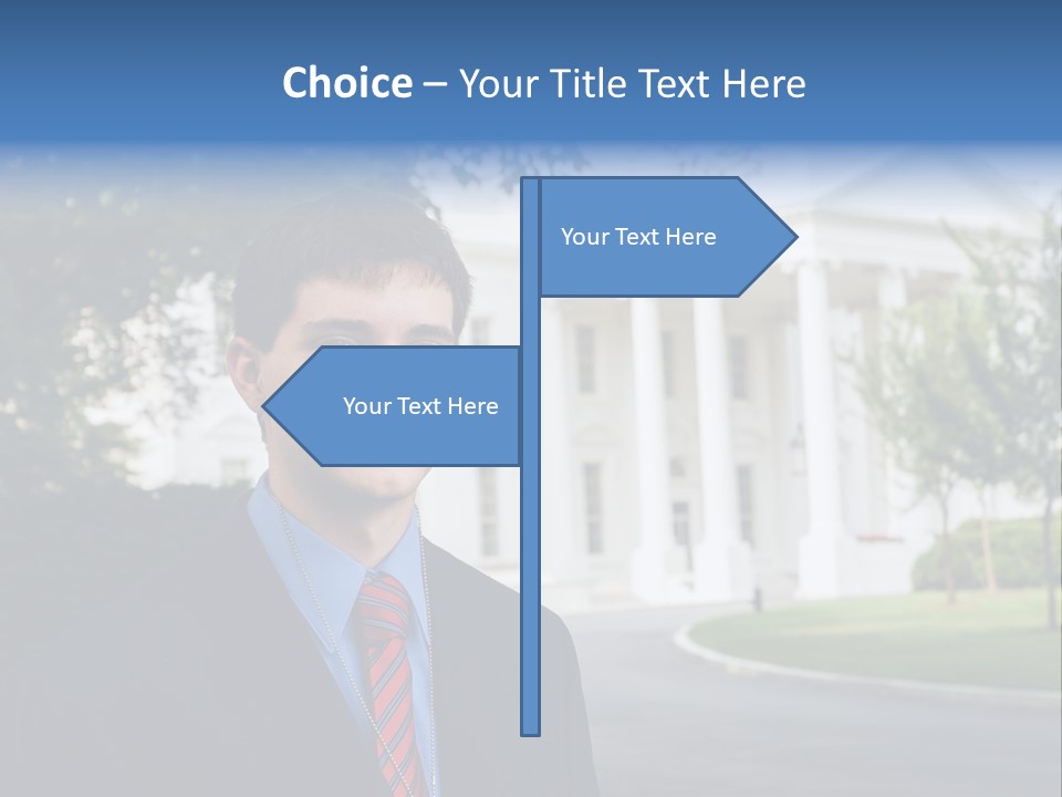 Federal Internship Teenage Boy PowerPoint Template