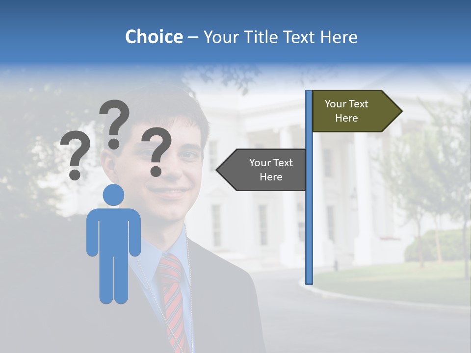 Federal Internship Teenage Boy PowerPoint Template