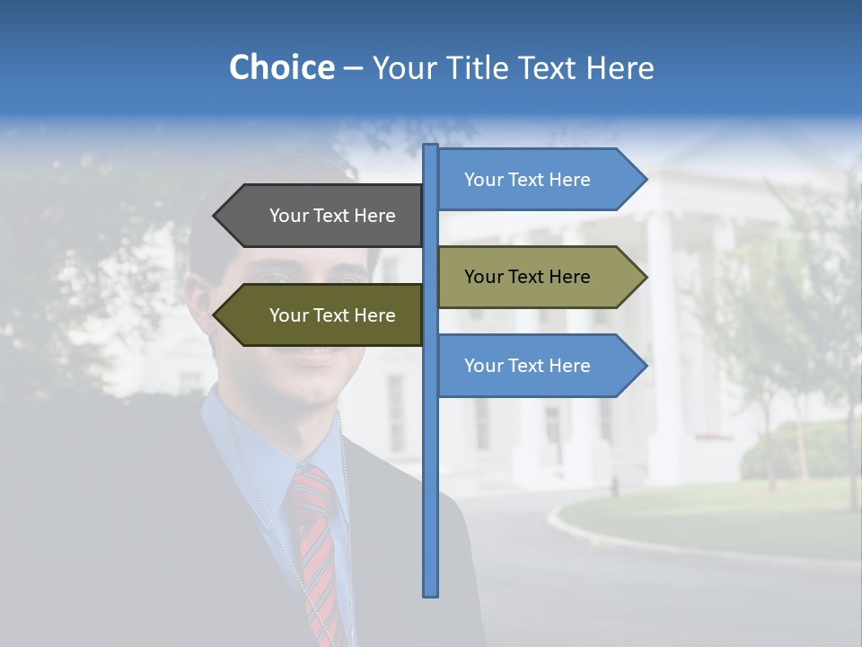 Federal Internship Teenage Boy PowerPoint Template