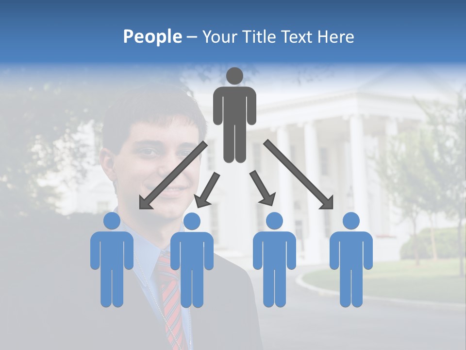 Federal Internship Teenage Boy PowerPoint Template