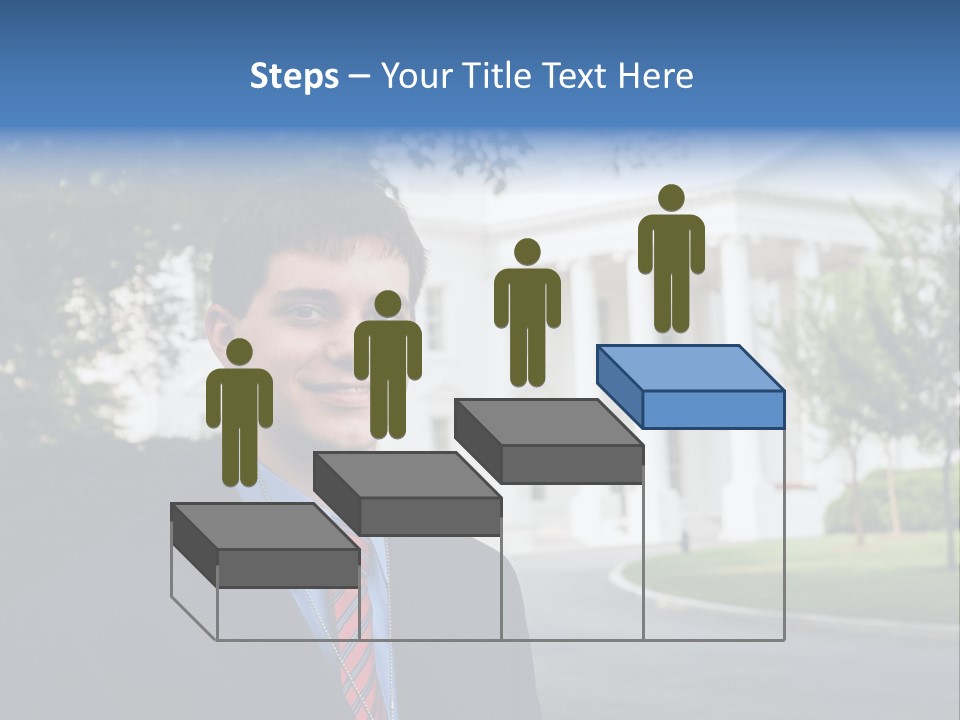 Federal Internship Teenage Boy PowerPoint Template