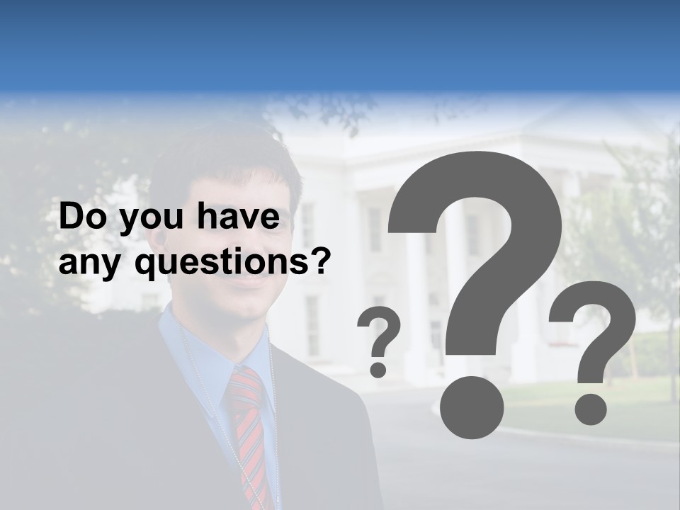 Federal Internship Teenage Boy PowerPoint Template