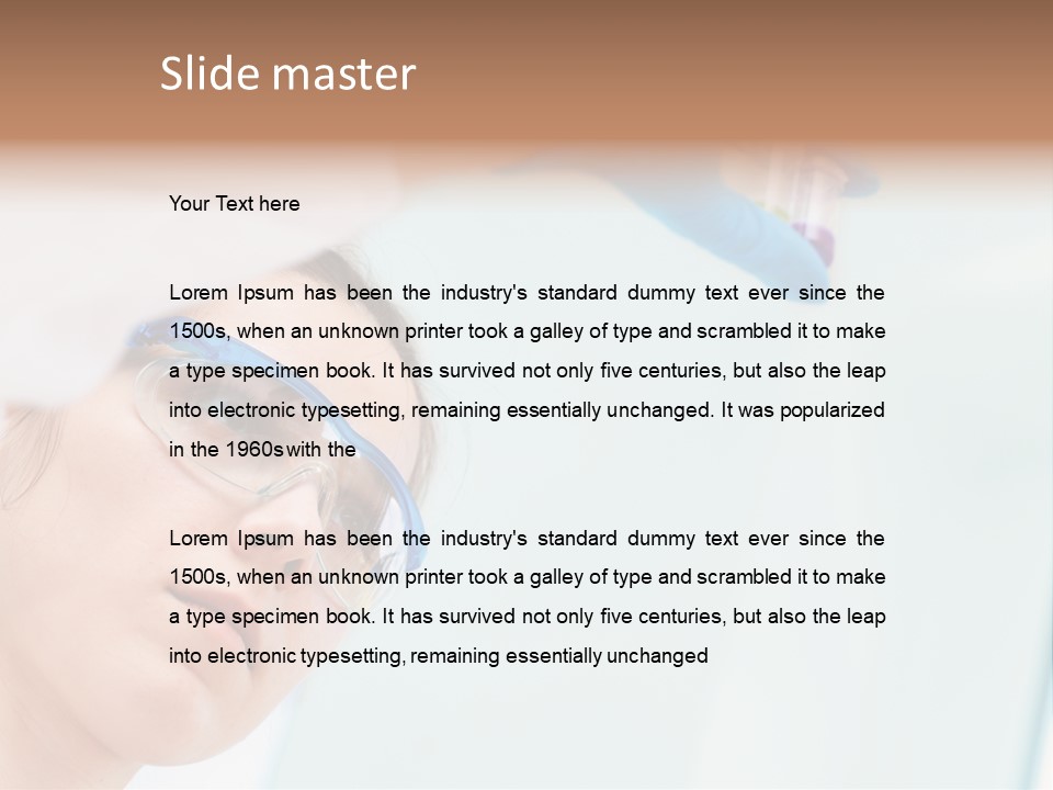 Folder Scientist Analysis PowerPoint Template