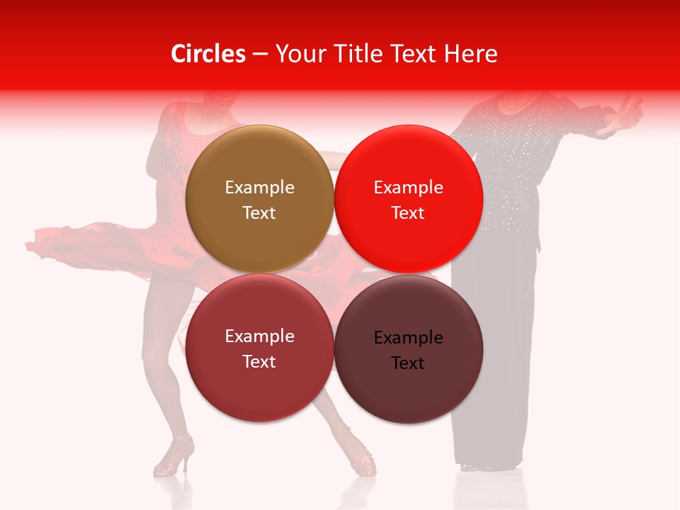 Stage Costume Female Dancer PowerPoint Template