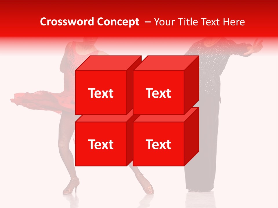 Stage Costume Female Dancer PowerPoint Template