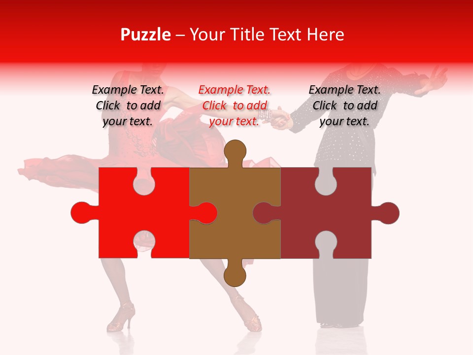 Stage Costume Female Dancer PowerPoint Template