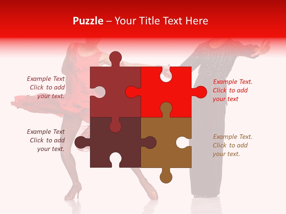 Stage Costume Female Dancer PowerPoint Template