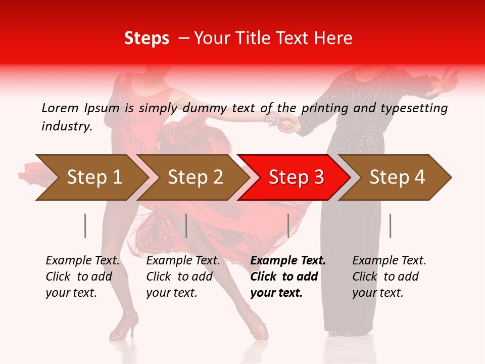 Stage Costume Female Dancer PowerPoint Template