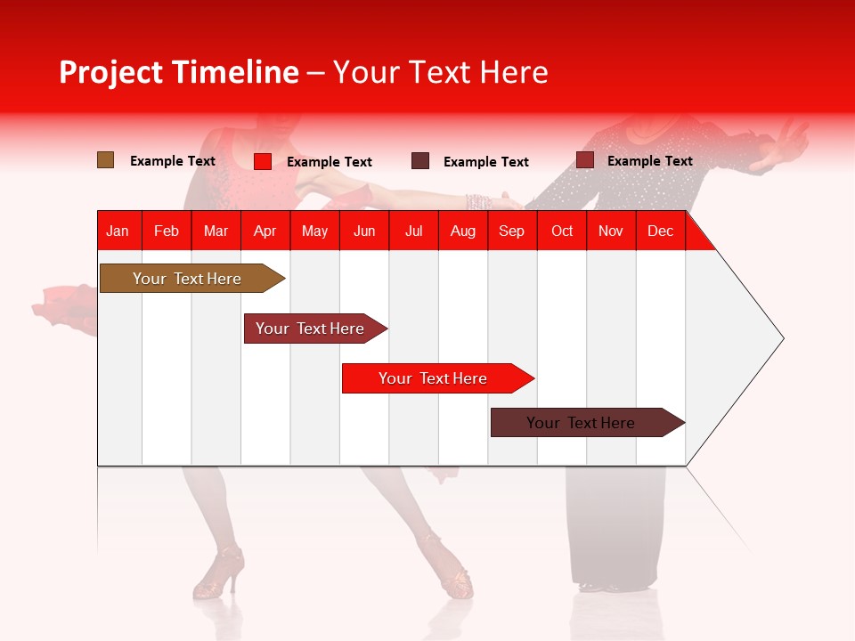 Stage Costume Female Dancer PowerPoint Template