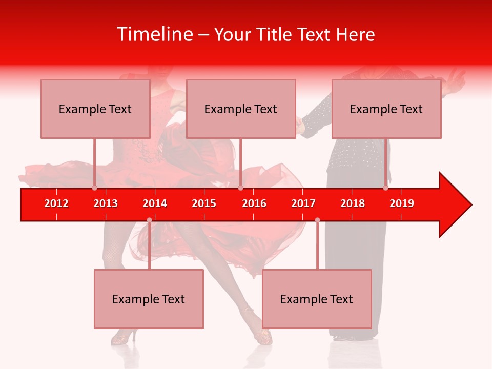 Stage Costume Female Dancer PowerPoint Template