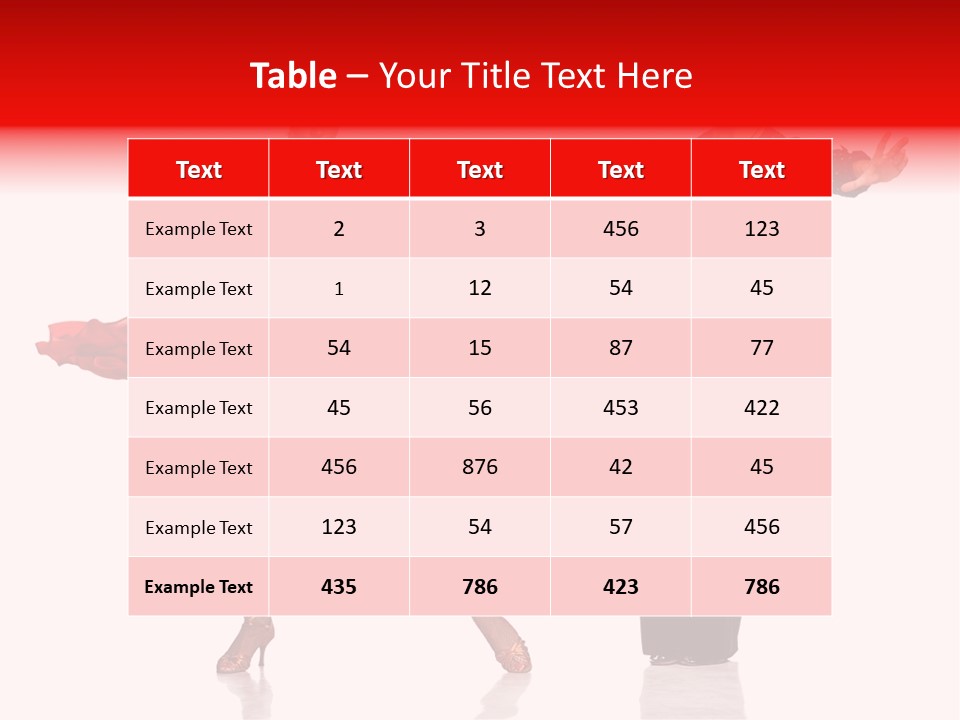 Stage Costume Female Dancer PowerPoint Template