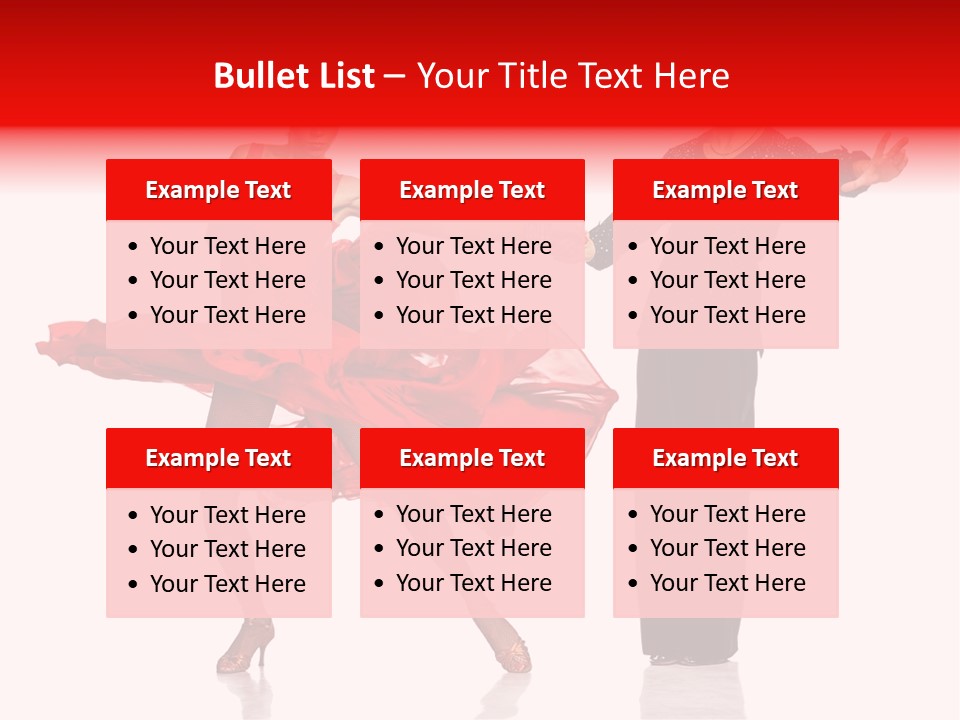 Stage Costume Female Dancer PowerPoint Template