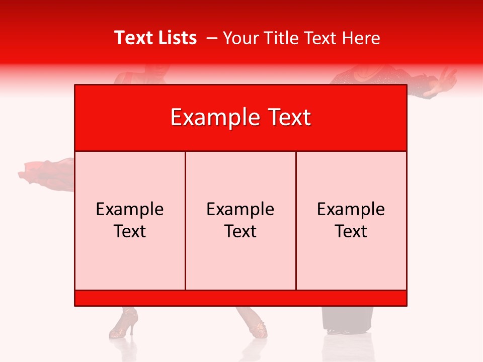Stage Costume Female Dancer PowerPoint Template