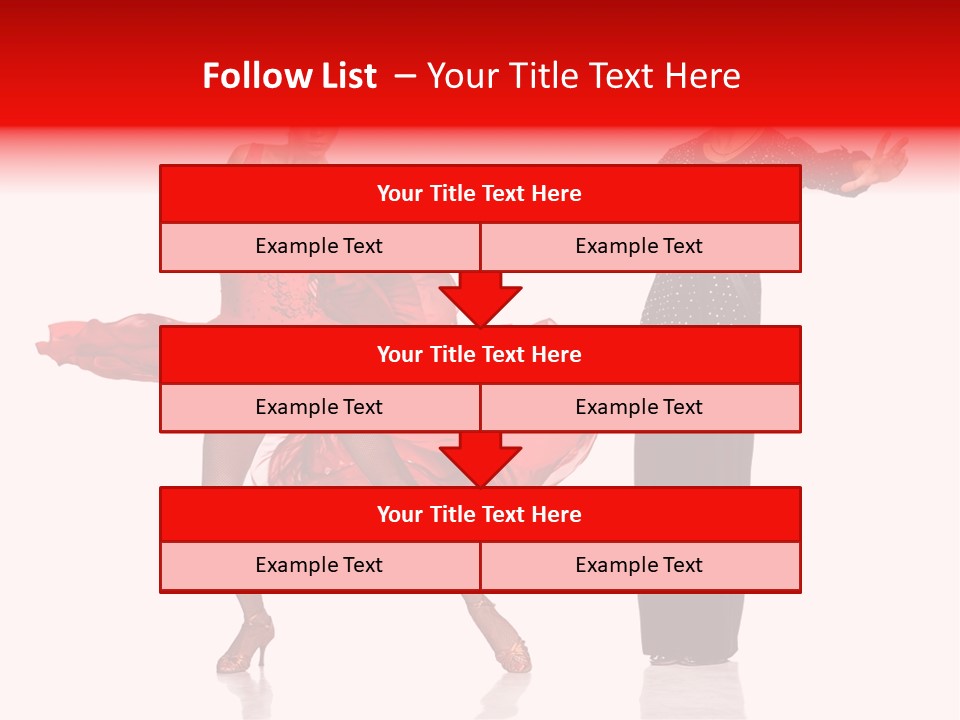 Stage Costume Female Dancer PowerPoint Template