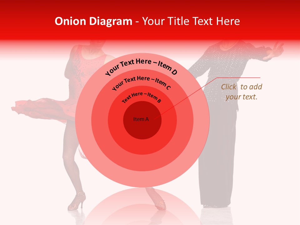 Stage Costume Female Dancer PowerPoint Template