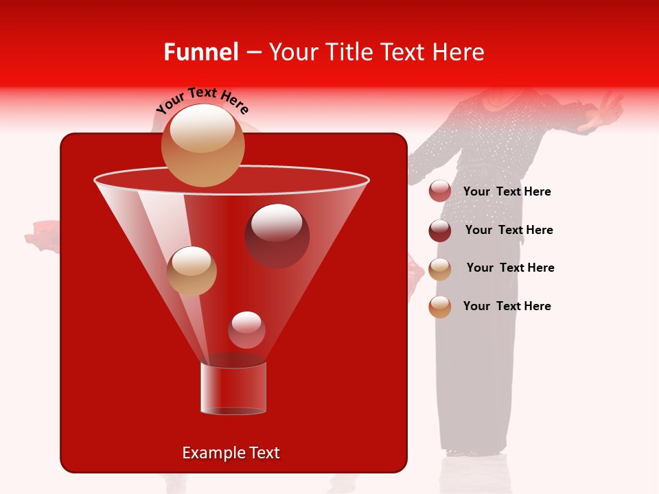 Stage Costume Female Dancer PowerPoint Template