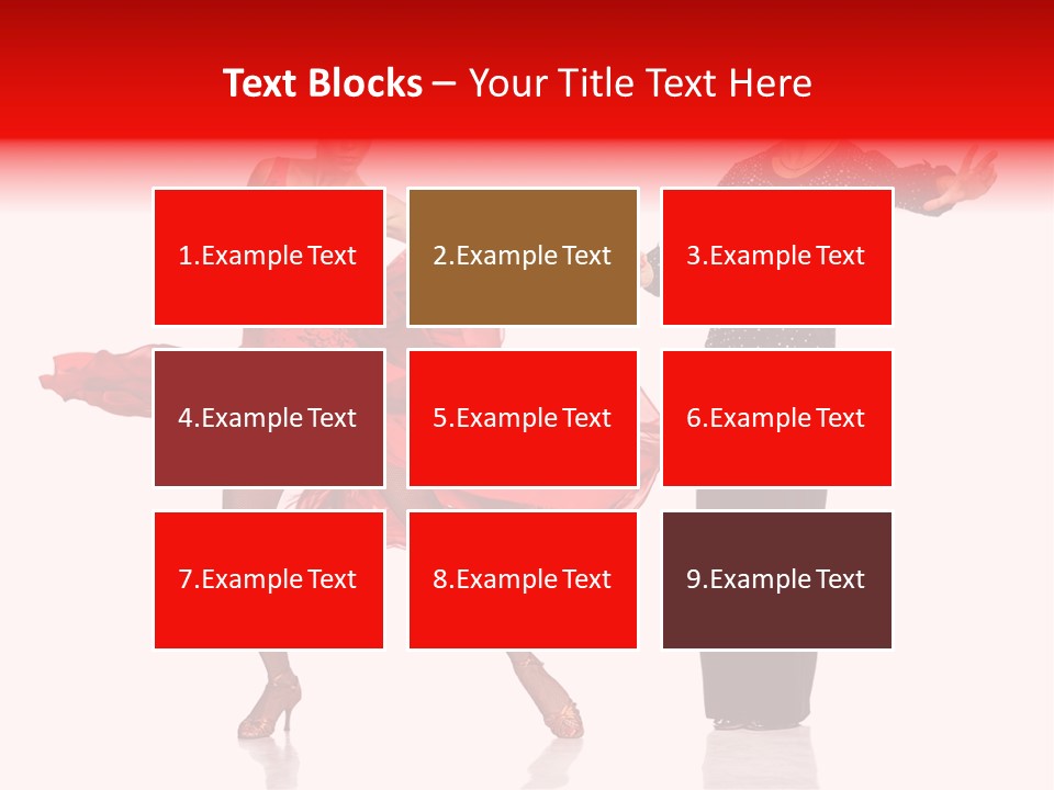 Stage Costume Female Dancer PowerPoint Template