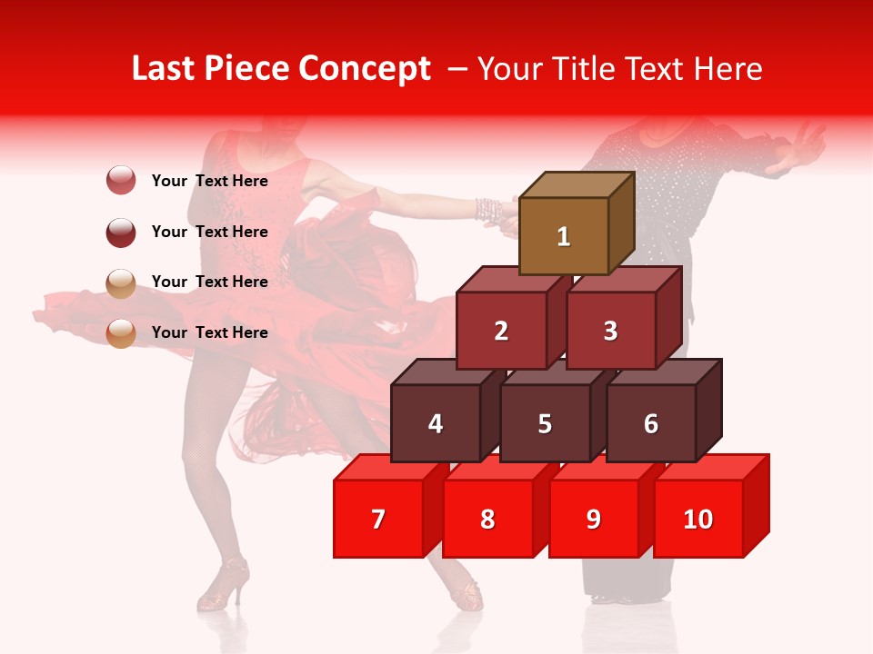 Stage Costume Female Dancer PowerPoint Template