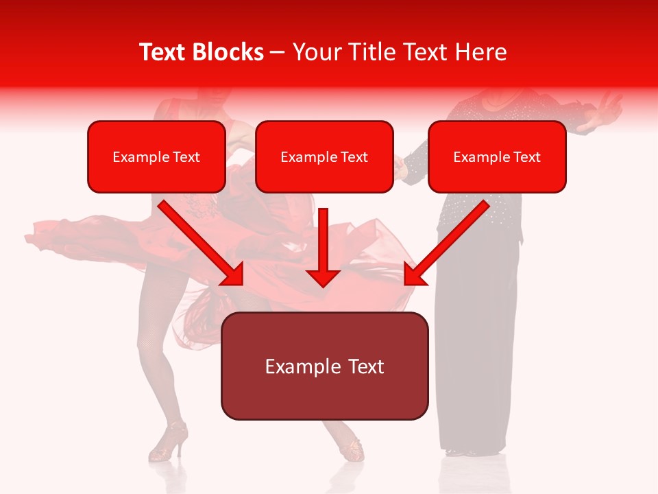 Stage Costume Female Dancer PowerPoint Template