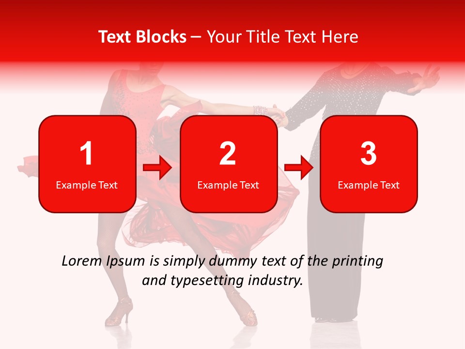 Stage Costume Female Dancer PowerPoint Template