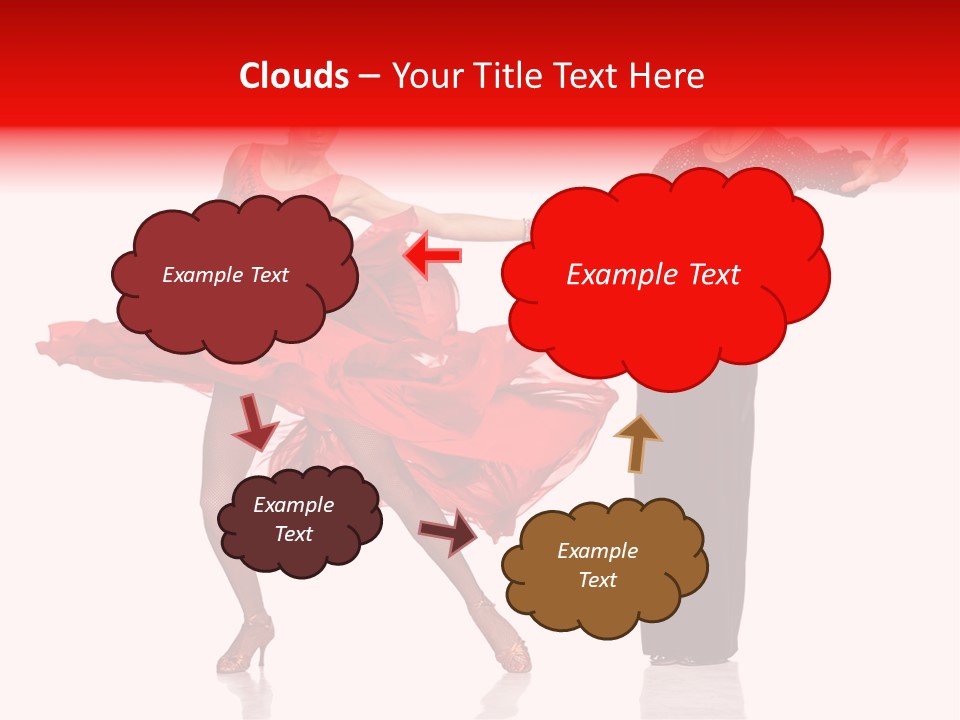 Stage Costume Female Dancer PowerPoint Template