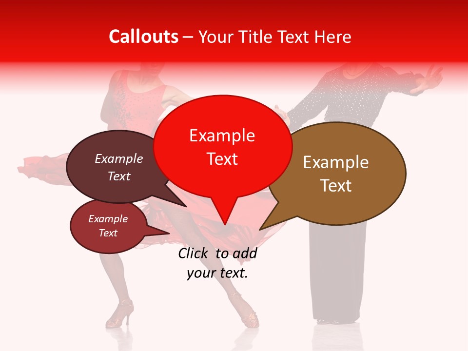 Stage Costume Female Dancer PowerPoint Template