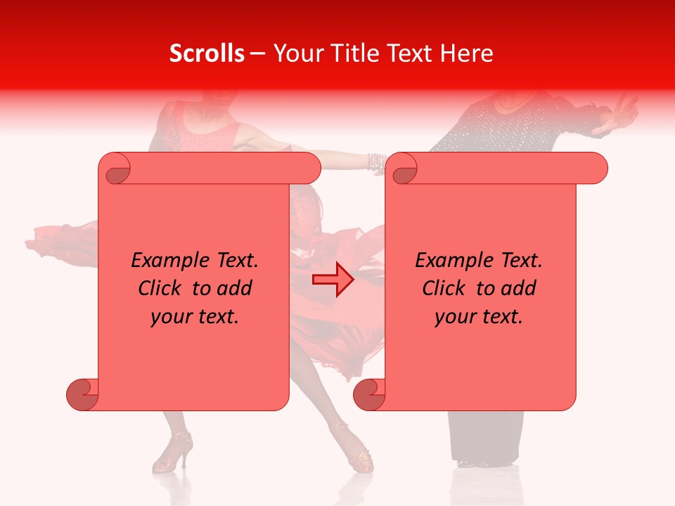 Stage Costume Female Dancer PowerPoint Template