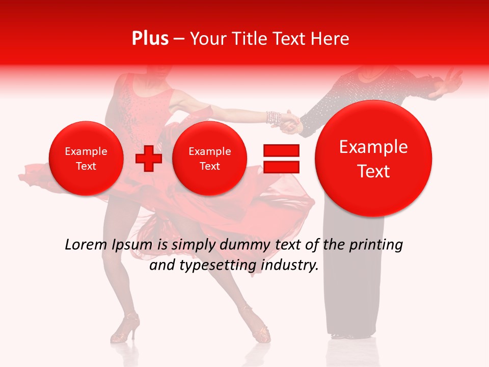 Stage Costume Female Dancer PowerPoint Template