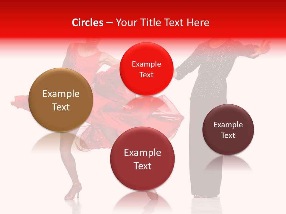 Stage Costume Female Dancer PowerPoint Template