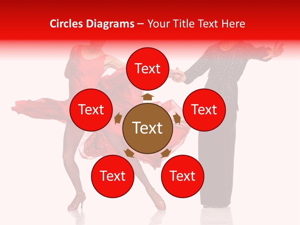 Stage Costume Female Dancer PowerPoint Template