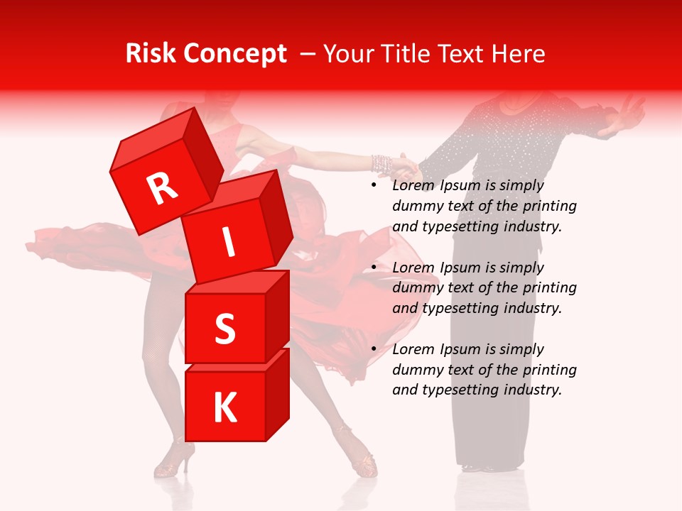 Stage Costume Female Dancer PowerPoint Template