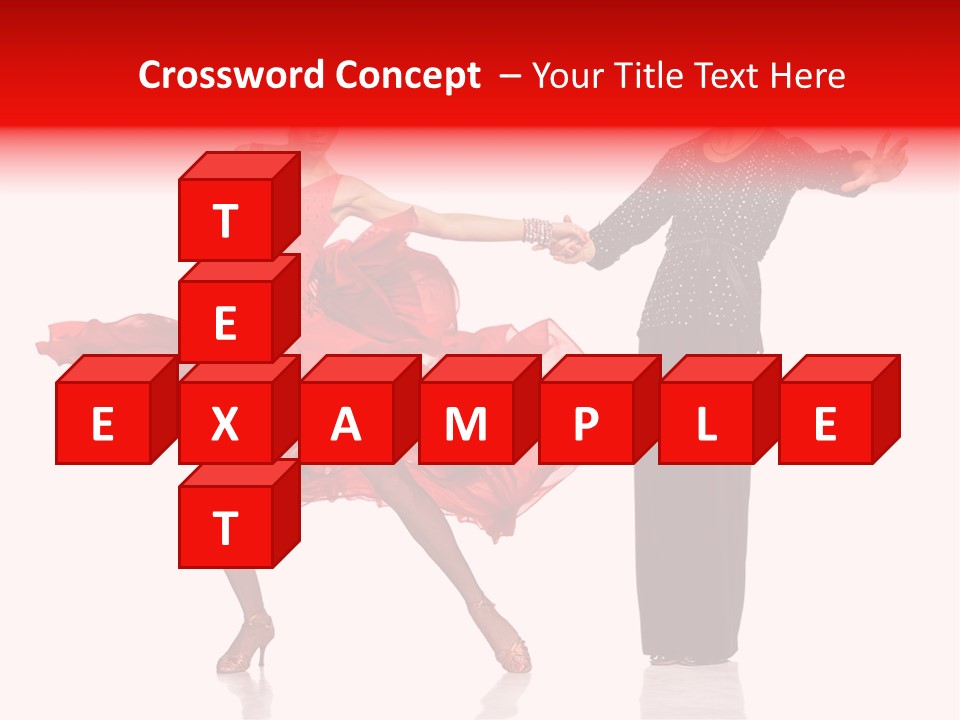 Stage Costume Female Dancer PowerPoint Template