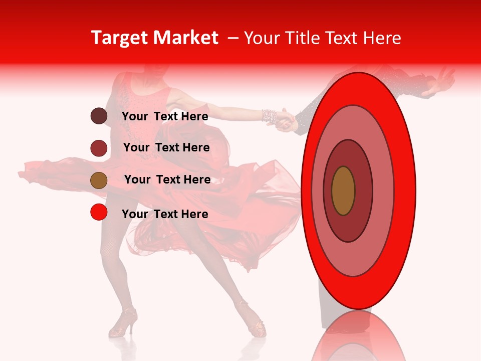 Stage Costume Female Dancer PowerPoint Template