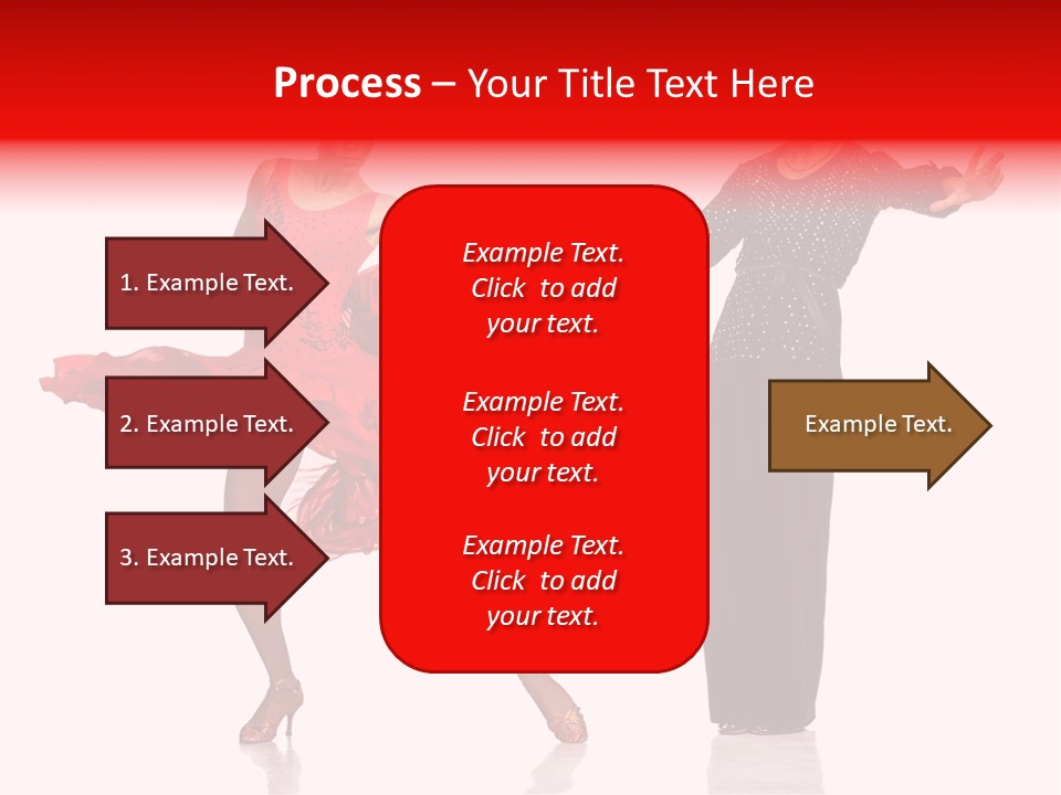 Stage Costume Female Dancer PowerPoint Template