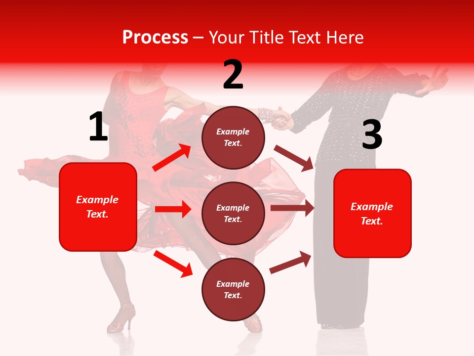 Stage Costume Female Dancer PowerPoint Template