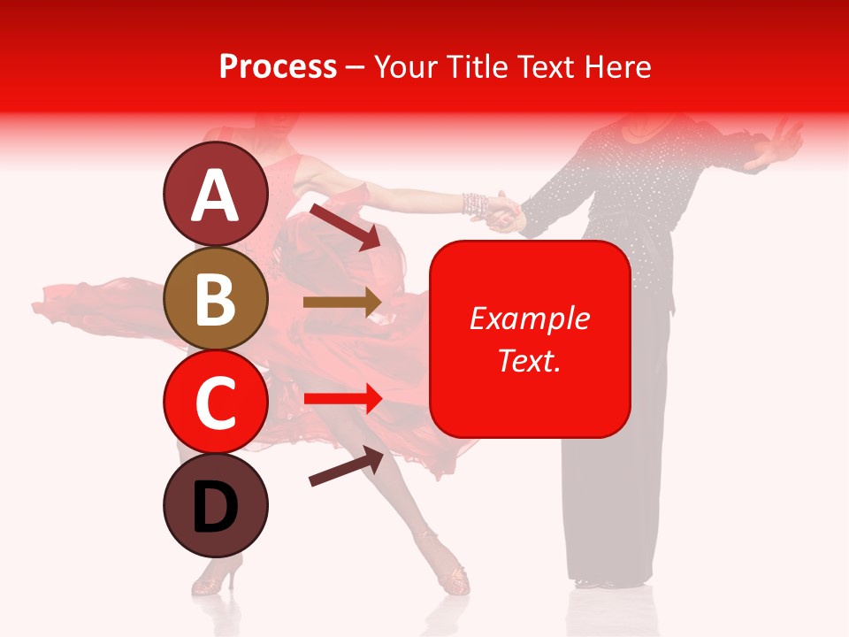 Stage Costume Female Dancer PowerPoint Template