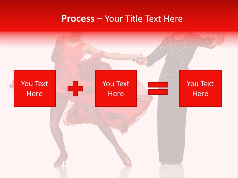 Stage Costume Female Dancer PowerPoint Template