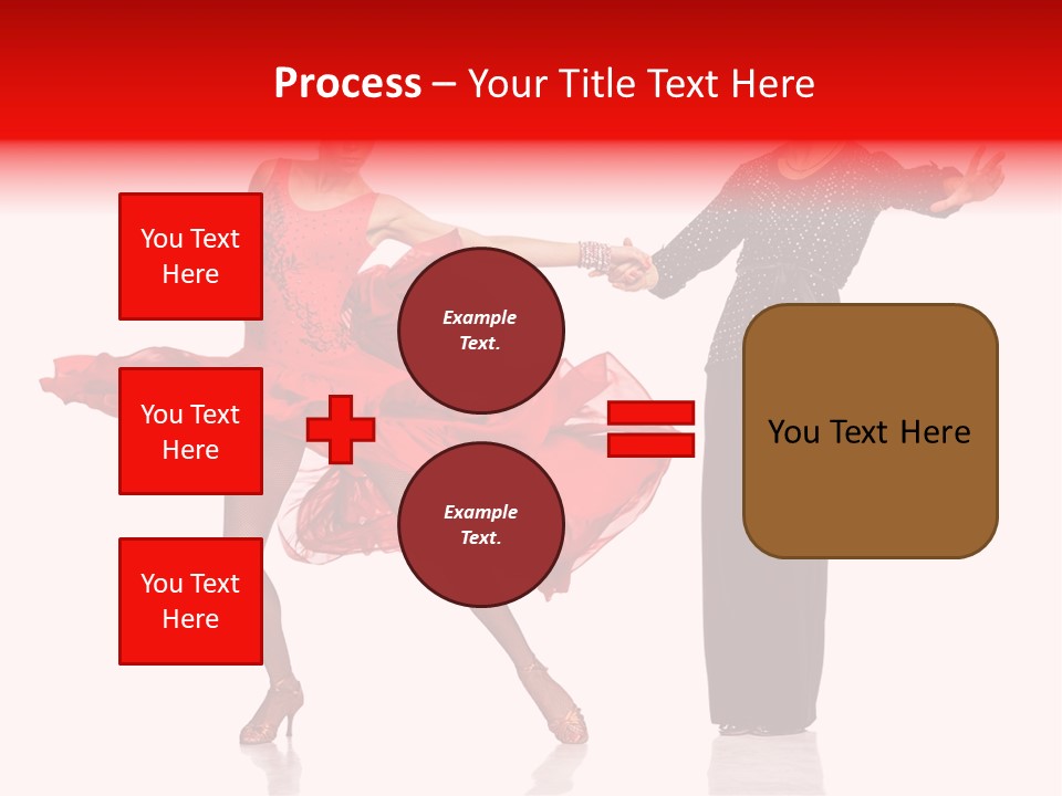 Stage Costume Female Dancer PowerPoint Template