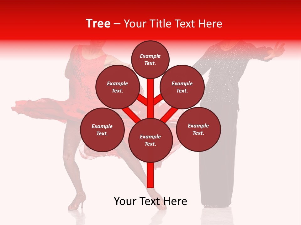 Stage Costume Female Dancer PowerPoint Template