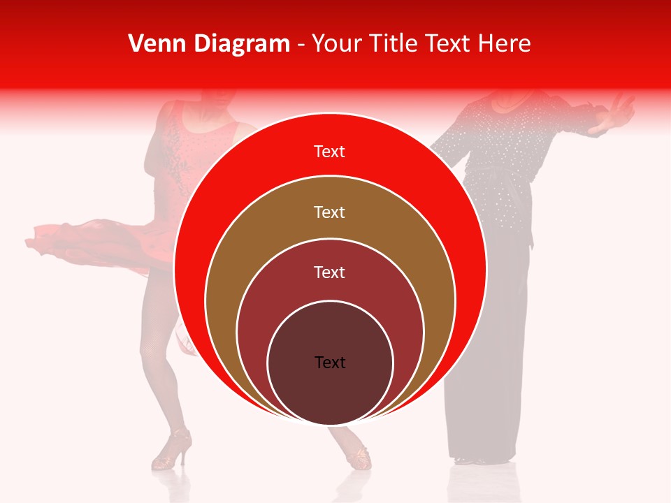 Stage Costume Female Dancer PowerPoint Template