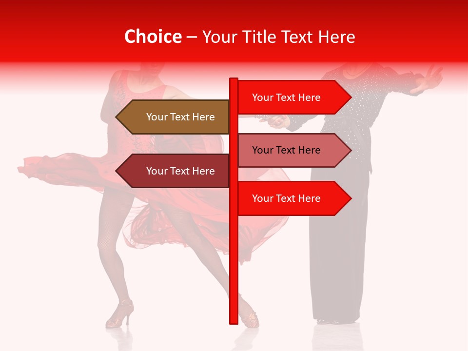 Stage Costume Female Dancer PowerPoint Template