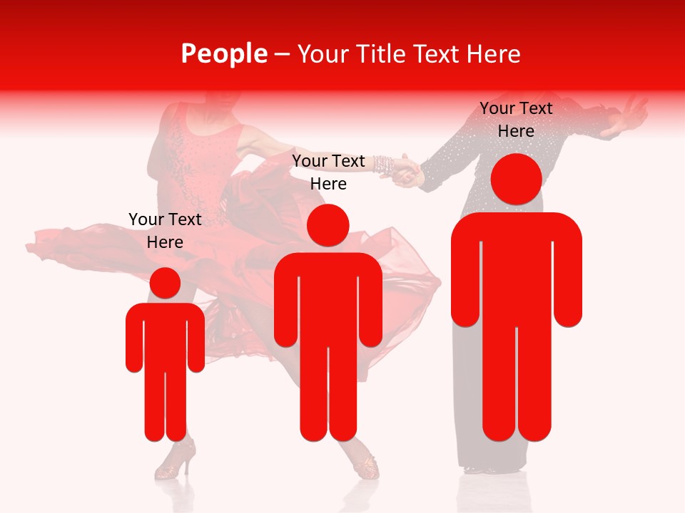 Stage Costume Female Dancer PowerPoint Template