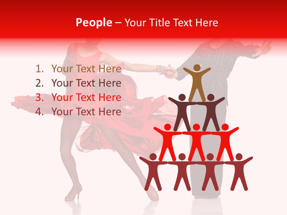 Stage Costume Female Dancer PowerPoint Template