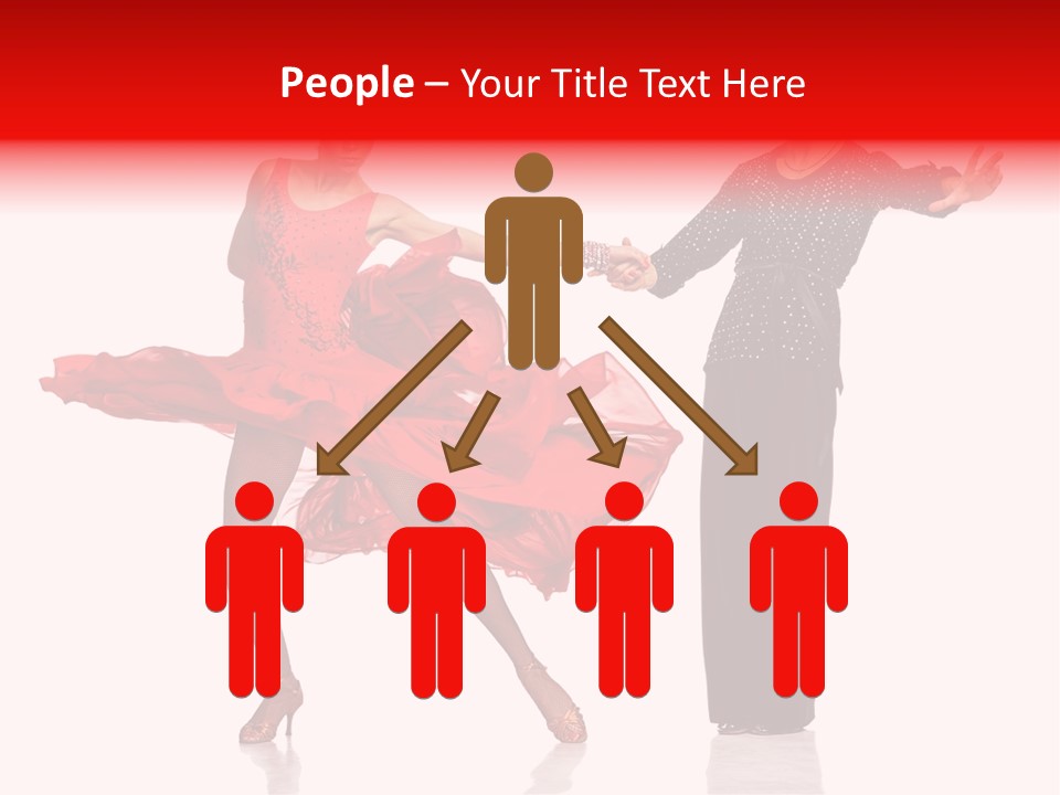 Stage Costume Female Dancer PowerPoint Template