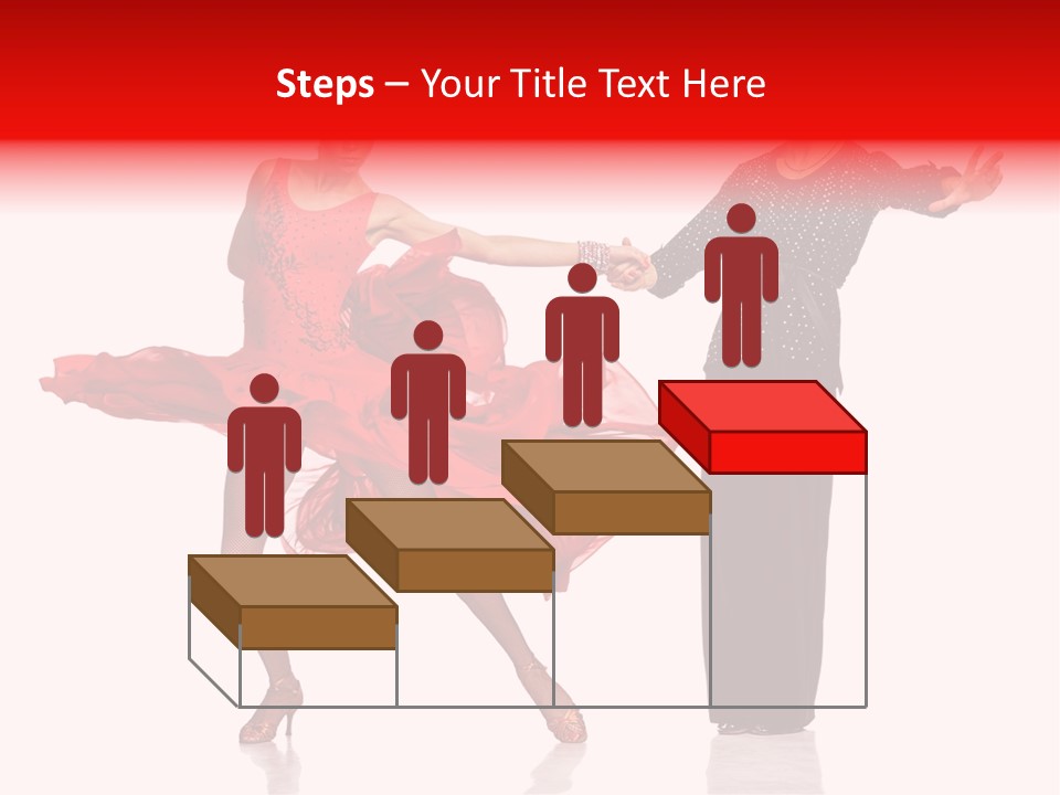 Stage Costume Female Dancer PowerPoint Template