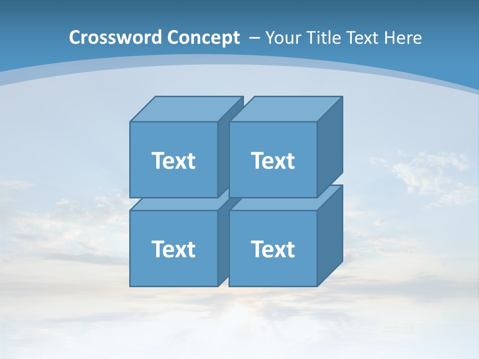 Remote Landscape Sunbeams PowerPoint Template