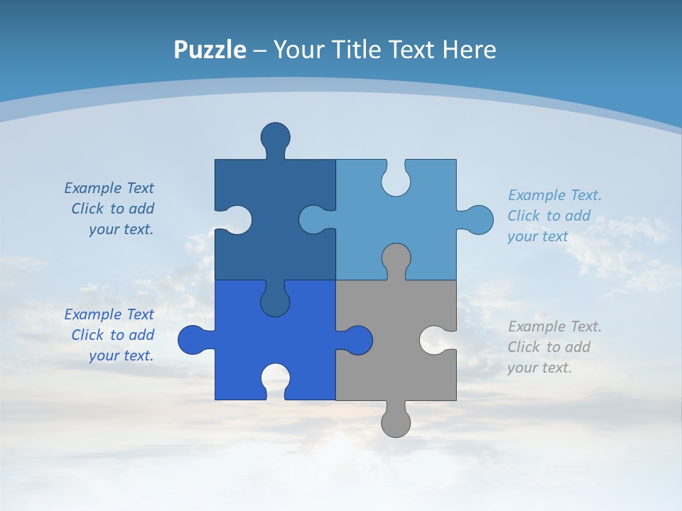 Remote Landscape Sunbeams PowerPoint Template