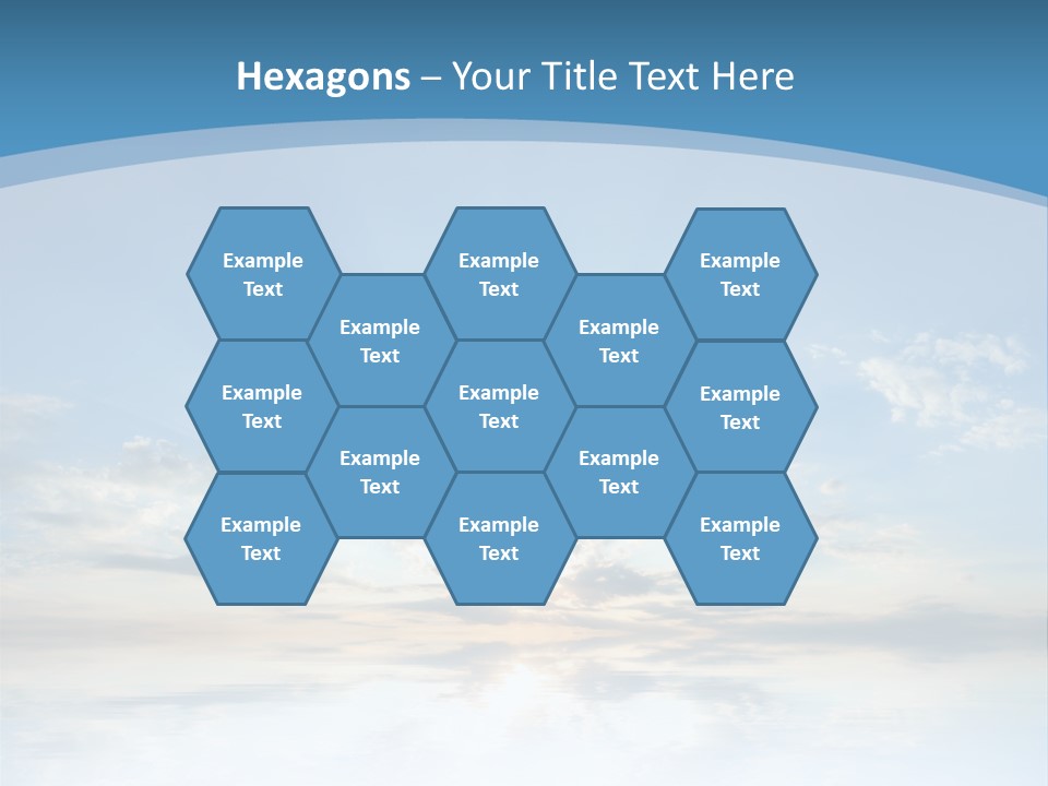 Remote Landscape Sunbeams PowerPoint Template