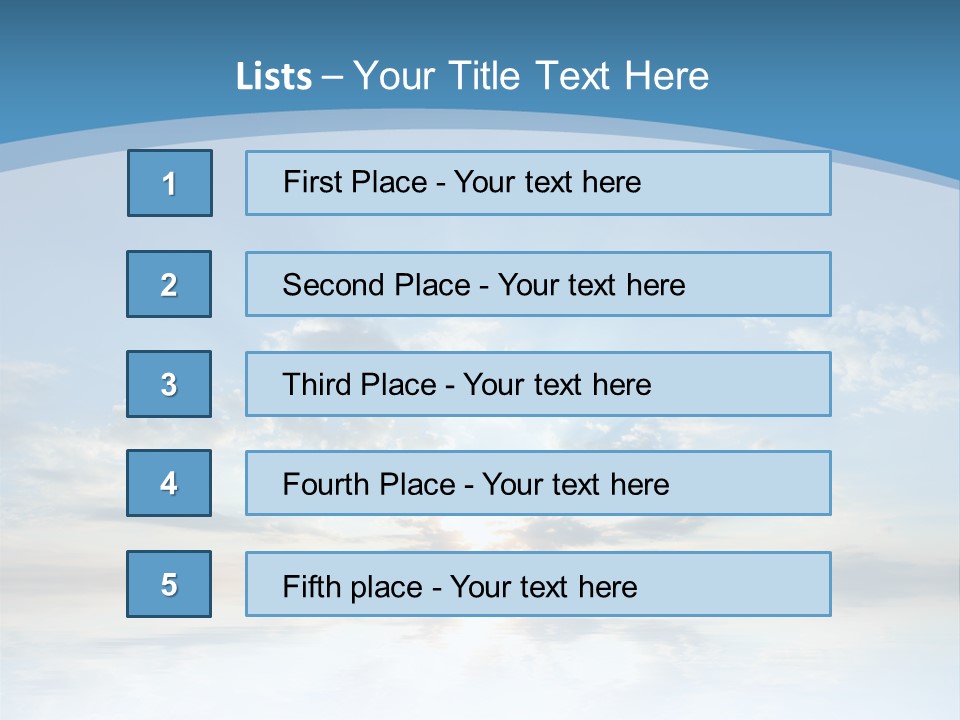 Remote Landscape Sunbeams PowerPoint Template
