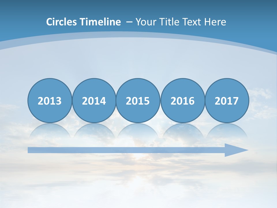 Remote Landscape Sunbeams PowerPoint Template